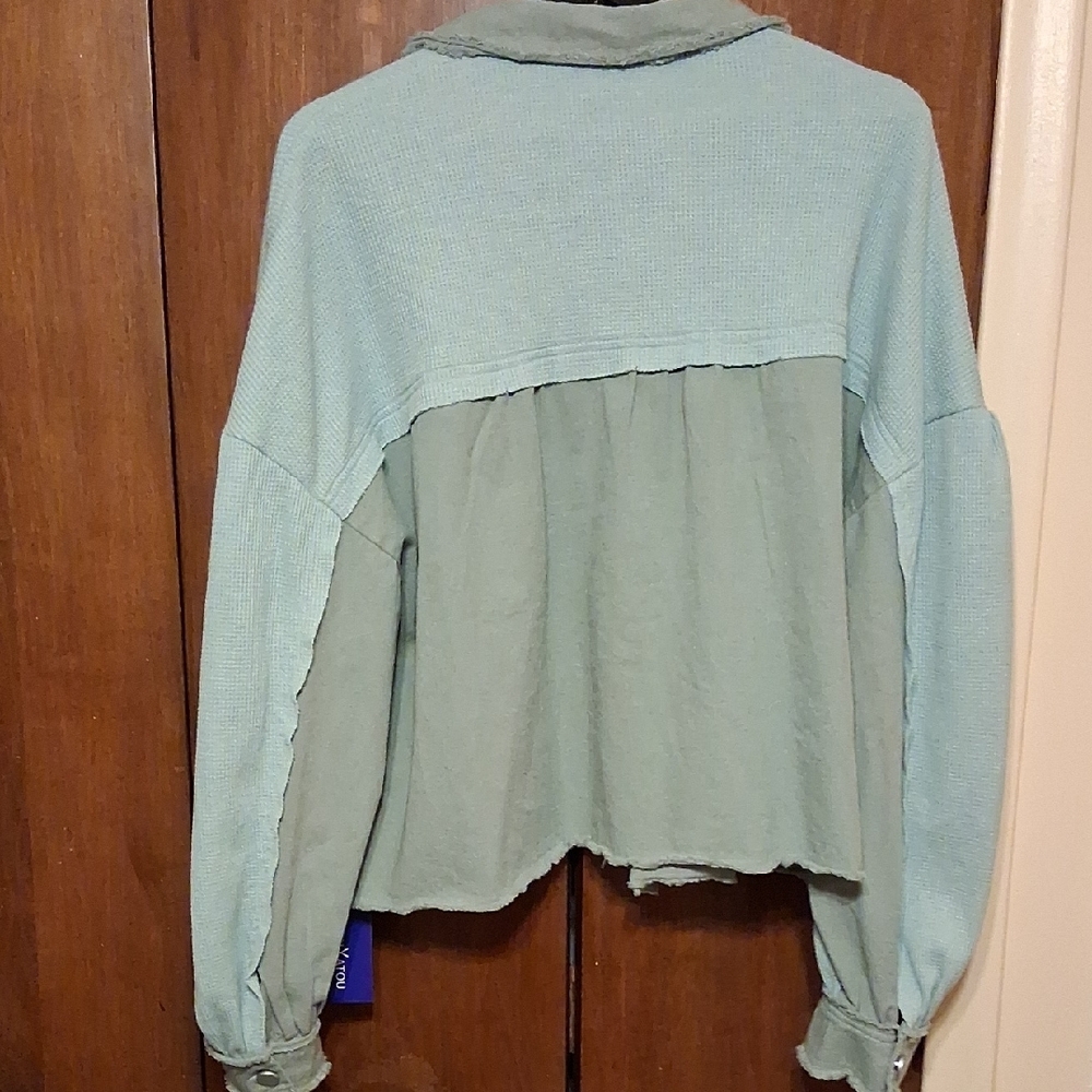 ChouYatou Oversized Shacket - Picture 4 of 14